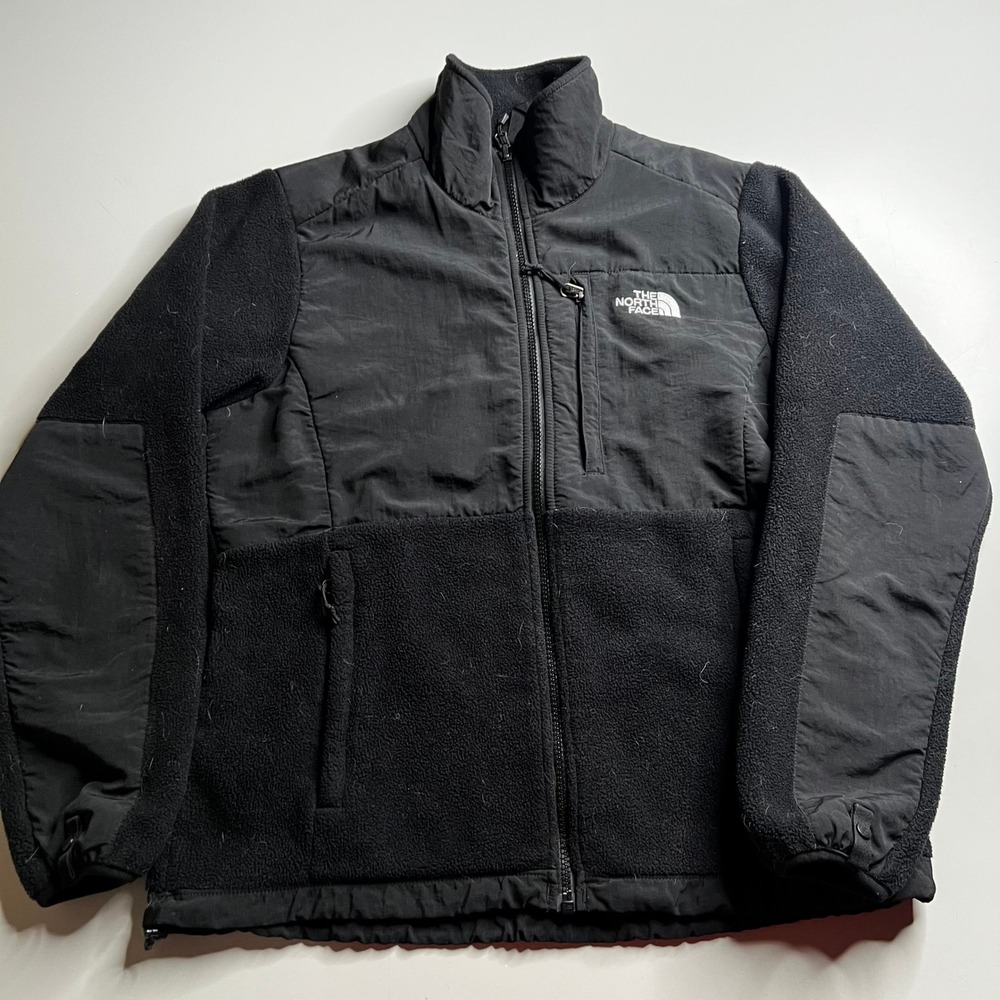 The North Face Denali Fleece Jacket Womens Medium Black‎ Full Zip Outdoor Coat